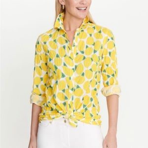 J.McLaughlin Lois Blouse with Lemons size XL